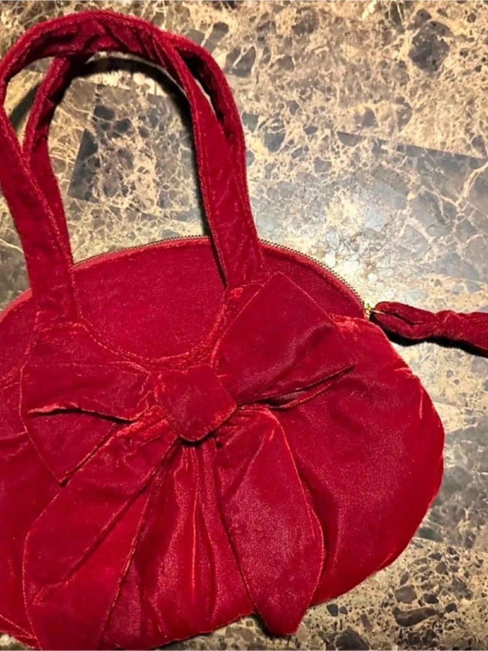 Bath and Body Works Red Bow Shoulder Bag